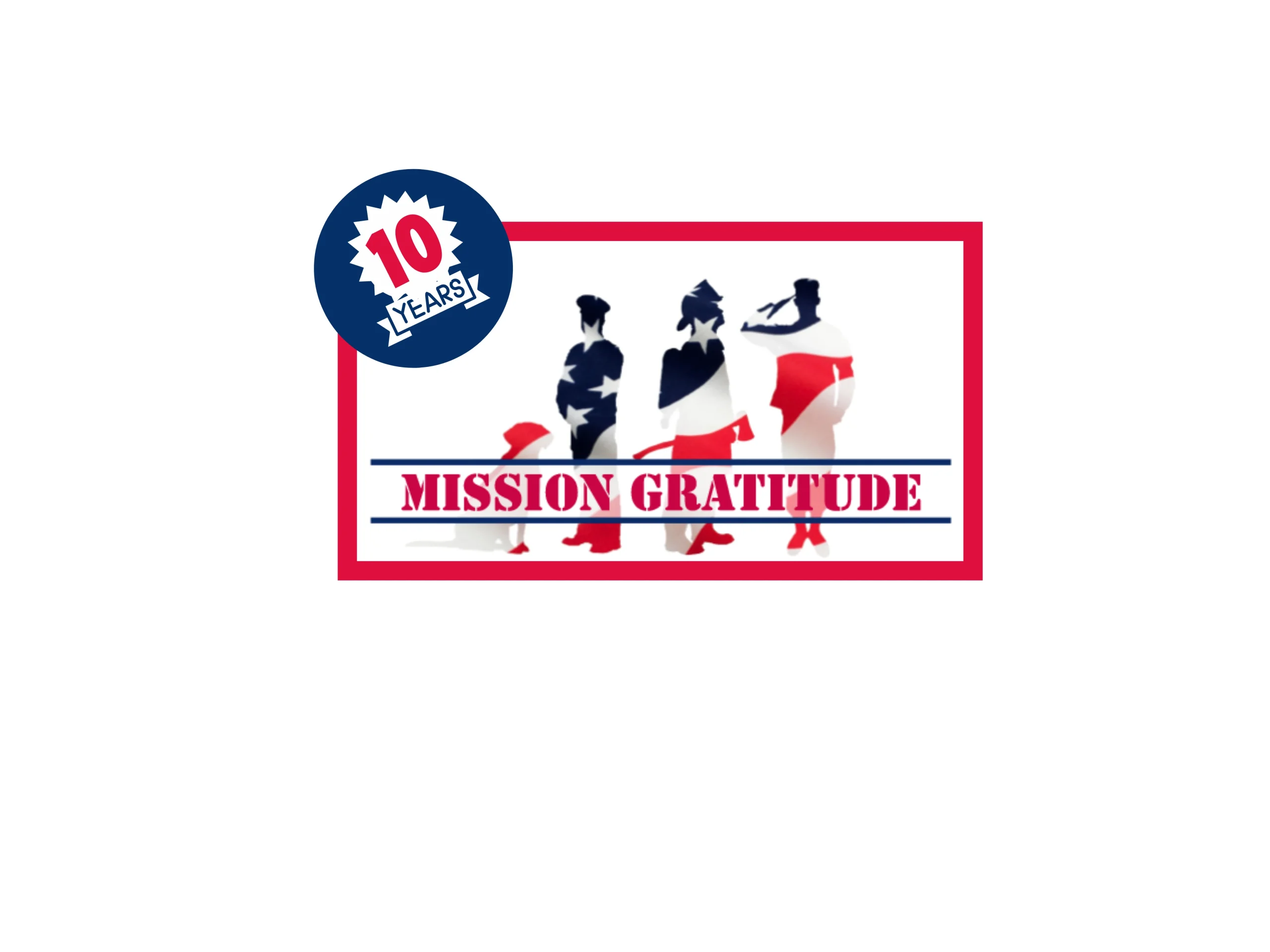 10 years Mission Gratitude logo